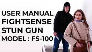 #chargingmanual #fs100 Fightsense Heavy Duty Stun Gun with LED FLAHLIGHT