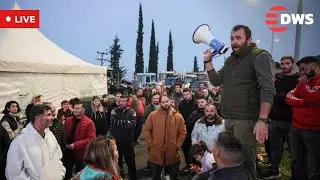 LIVE: Greek Farmers Take Over Volos Port! Tractors & Protesters Bring Port to a Standstill | AM1E