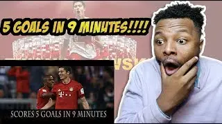 Robert Lewandowski 5 Goals in 9 Minutes Reaction