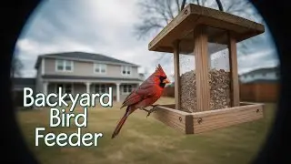Backyard Birds Visiting the Feeder | 1 Minute