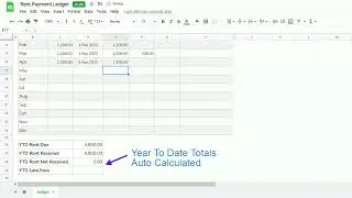 Annual Monthly Rent Payment Records Tracking for your Vacation, AirBNB, and Real Estate Rentals