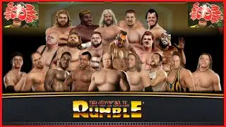 WWE Legends of Wrestlemania Vs SmackDown Vs Raw 2009 JOBBER Royal Rumble (PS3)