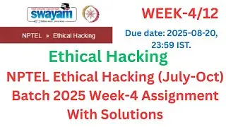 NPTEL ETHICAL HACKING WEEK-4 ASSIGNMENT SOLUTION (JULY-OCT) 2025