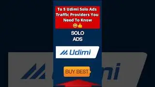 To 5 Udimi Solo Ads traffic Providers: How To Get Tons Of Buyers Fast With Solo Ads