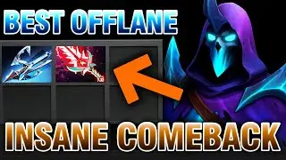 ABADDON OFFLANE (7.39e) &mdash; IMMORTAL INSANE COMEBACK Full Match
