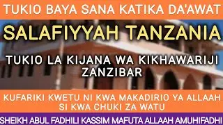 TUKIO LA KUPIGWA BOMU SHEIKH ABUL FADHILI KASIMU MAFUTA ALLAAH AMUHIFADHI