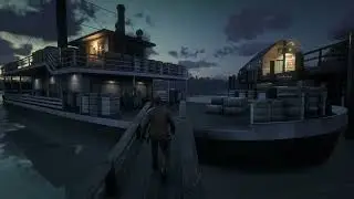 Red Dead Redemption 2 RTX 4090 Walking through the streets of Saint Denis