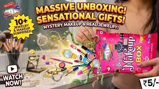 Makeup Box Snacks Open | Attractive Free Gift Inside🎁