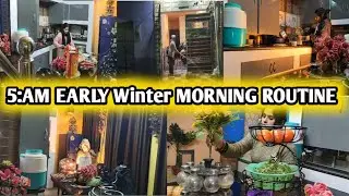 5:am Winter Morning Routine 🥰