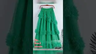 Latest net skirt design for womens 2024, beautiful layered net skirts collection for girls,
