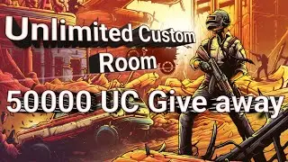 CUSTOM ROOM || 50000 UC GIVEAWAY || BGMI LIVE  ||  ROG 5 90 FPS ||