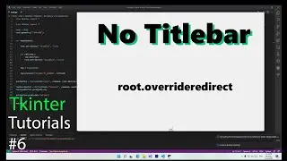 Remove Titlebar, Drag funtions
