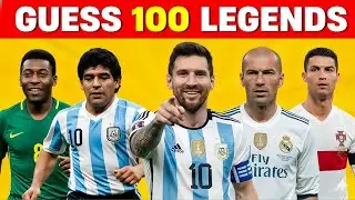 Guess 100 Legendary Footballers ⚽ | Can You Name Them All? | Football Quiz 2026