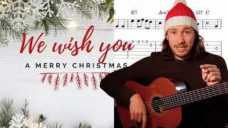 Tutorial Villancico Guitarra 🎄 We Wish you a Merry Christmas | Arreglo Pablo Romé