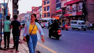 Rush Hour Busy Streets of Kathmandu City | Travel Nepal 4K UHD 60fps | City Ambience Sounds