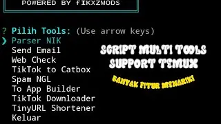 SCRIPT CLI MULTI TOOLS | SUPPORT ON TERMUX 2025 FREE