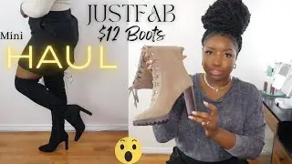 JUST FAB BOOTS | TRY-ON HAUL