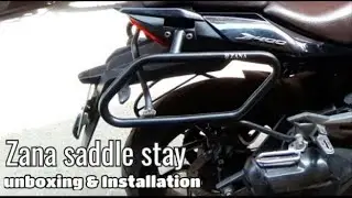 New saddle stay for my Dominar 400 from ZANA international | Unboxing and Installation video.