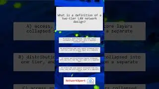 Two-Tier LAN Design Explained 🌐 Collapsed Core Model for Efficient Networks | CCNA