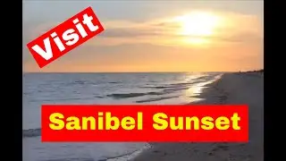 Beautiful TIME-LAPSE of the SUNSET on Sanibel Island Florida