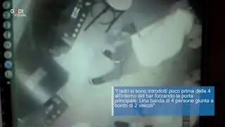 Modena, ecco i ladri in azione al Bar Bunker