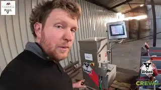 Farmer Phil installs his new Urban Alma Pro calf feeder