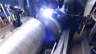 Liquid Oxygen tank build. Part 1
