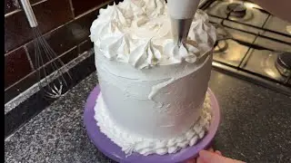 Incredibly delicate white chocolate, cherry and airy mousse cake