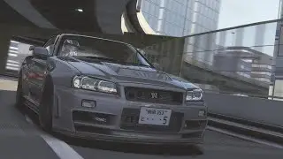 STREET RACING w/ R34 GTR 2Fast 2Furious Sound | Assetto Corsa [VR]