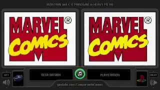 Iron Man (Sega Saturn vs Playstation) Side by Side Comparison (X-O Manowar Heavy Metal)