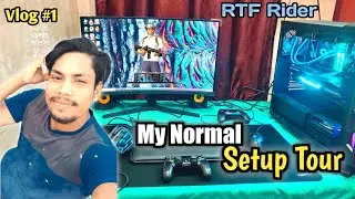 😍My Gaming Setup Tour / My First Vlog / RTF RIDER / RTF RIDER VLOGS