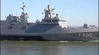 Partida da Fragata F200 Tamandaré de Itajaí em 27/01/2026