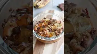 Chunky Monkey Baked Pancake #shorts #glutenfree