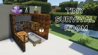 Tiny Starter House in Minecraft 🏡 Easy Survival Build