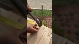Ele Usou Uma T&eacute;cnica incr&iacute;vel para fechar o assoalho da sua casa