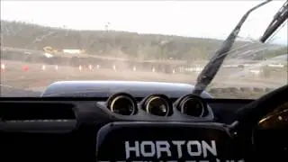 Rallycross - Knockhill 2012 round 2, onboard with simon horton (subaru impreza)