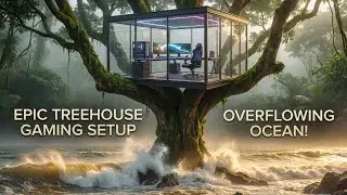 Building a Gaming Room on a Tree Above the Ocean | Unreal Jungle Build