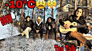-10°C❄️😱🇫🇮 | Tea Talk☕☕ | Singing🎤 🎶