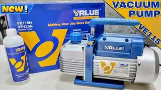  Vacuum Pump VALUE ( VE-115N )  Price And Review ? #Value #Vaccumpump #Suction #Acservice #tools #AC