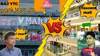 V martV/S Crescent mall🛒Shopping||दोस्तो के साथBasti🔥Mall में   शॉपिंग और मस्ती@Rajchaudhary-nk3