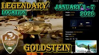 Golden Ridge Reserve Legendary Fish Location - January 1-7 2026 - Call of the Wild: The Angler