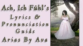 Ach Ich Fühl's Lyrics and Pronunciation Guide