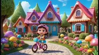 Voroom Voroom! The Candy Bike Ride | Sweet Bike Song for Kids | Toddler Rhyme with Candyland Fun