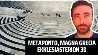 Metapontum The EKKLESIASTERION 3d reconstruction MAGNA GRAECIA