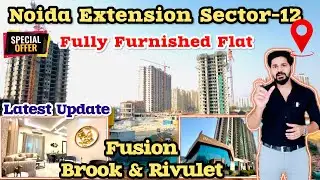 Fusion Brook & Rivulet | New Project Noida Extension Sector-12 | luxury new Upcoming☎️8009358570