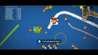 Worms zone 🐍 Game Play Hacker indian 🥺 #wormszone 