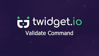 Validate Command - Twidget.io