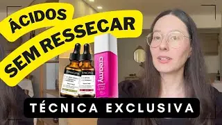 TÉCNICA EXCLUSIVA para usar retinol, ácido glicólico, mandélico (ácidos no rosto)