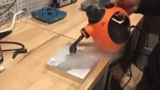Removing Blue Photon residual adhesive using steam
