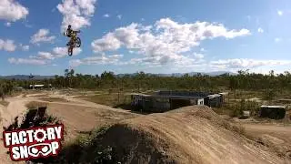 Solid heel clicker on the ramps at Bluewater MX Track